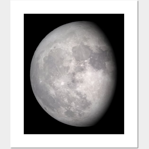 Waning Gibbous Moon Wall Art by tortagialla